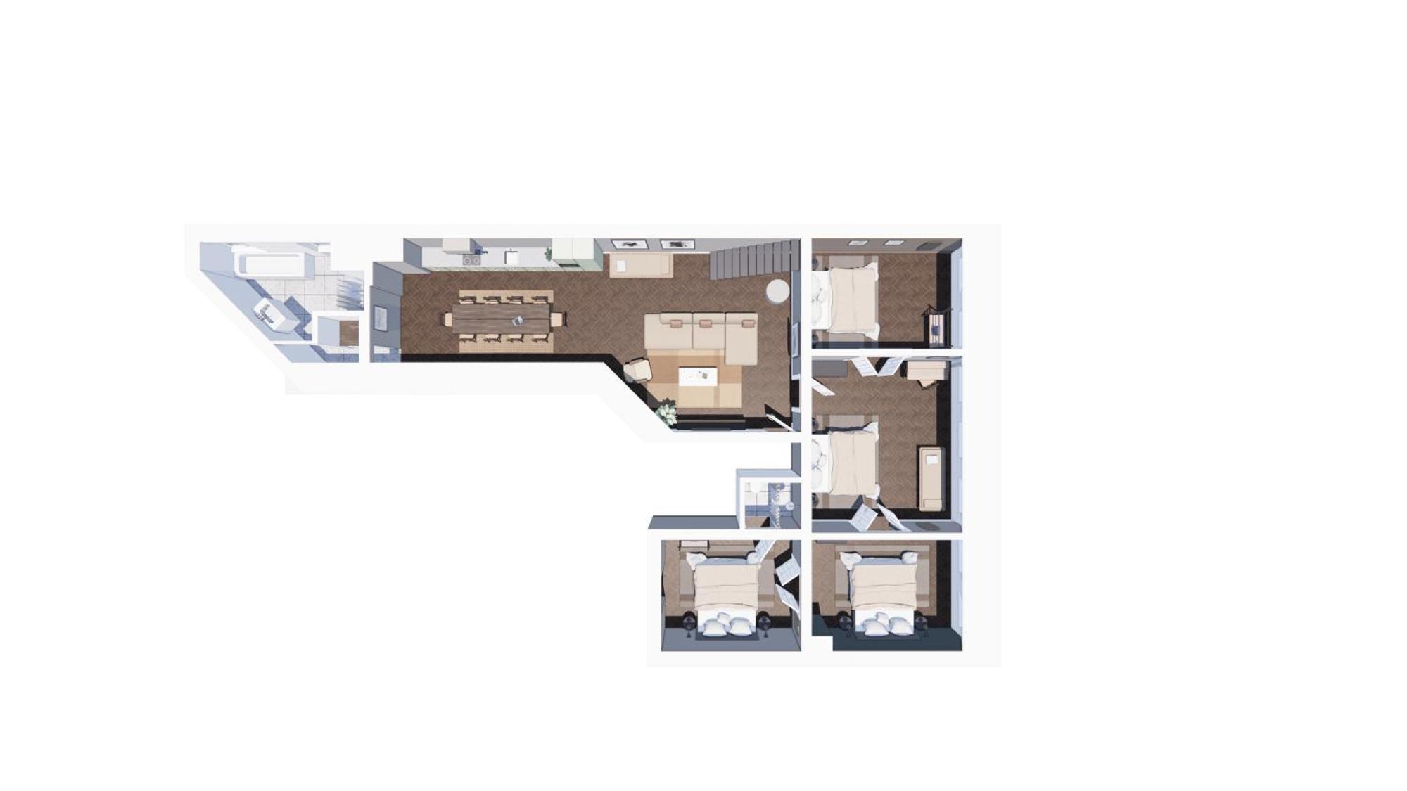 شقة Luxury Penthouse - Private Balcony - Heart Of كوبنهاجن المظهر الخارجي الصورة